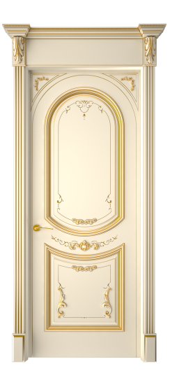 Багет 23 ДГ | Слоновая кость патина золото