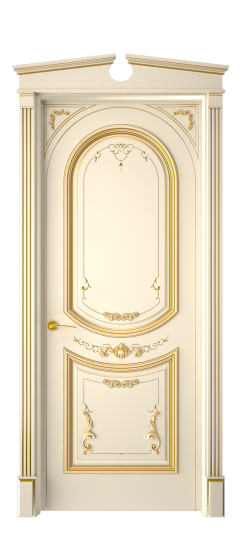 Багет 23 ДГ | Слоновая кость патина золото