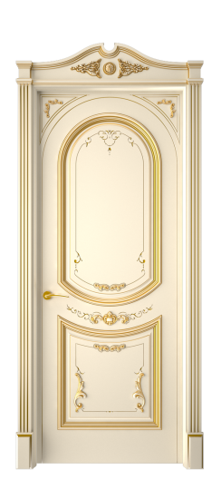 Багет 23 ДГ | Слоновая кость патина золото