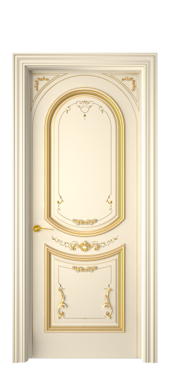 Багет 23 ДГ | Слоновая кость патина золото