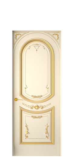 Багет 23 ДГ | Слоновая кость патина золото