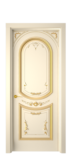 Багет 23 ДГ | Слоновая кость патина золото