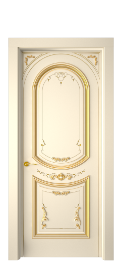 Багет 23 ДГ | Слоновая кость патина золото