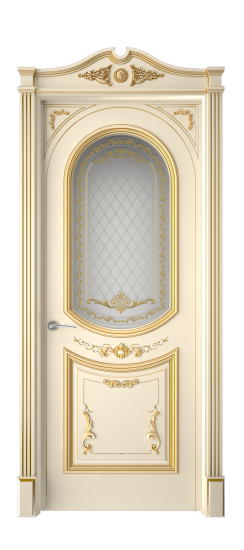 Багет 23 ДО | Слоновая кость патина золото