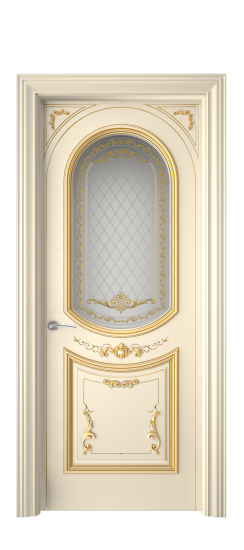 Багет 23 ДО | Слоновая кость патина золото