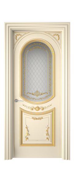 Багет 23 ДО | Слоновая кость патина золото