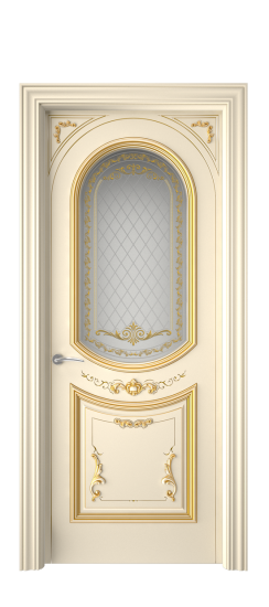 Багет 23 ДО | Слоновая кость патина золото