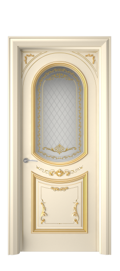 Багет 23 ДО | Слоновая кость патина золото