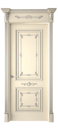 Багет 31 ДГ | Слоновая кость патина серебро