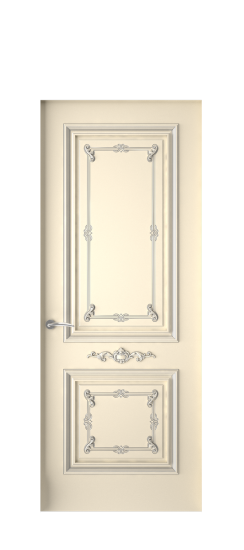 Багет 31 ДГ | Слоновая кость патина серебро