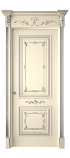 Багет 31 ДГ | Слоновая кость патина серебро