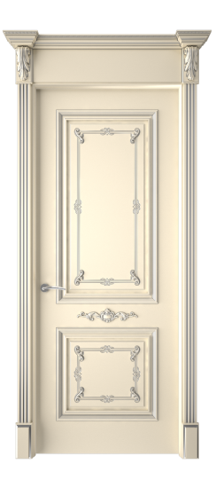 Багет 31 ДГ | Слоновая кость патина серебро