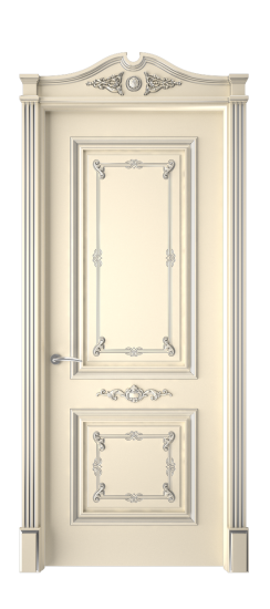 Багет 31 ДГ | Слоновая кость патина серебро