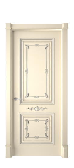 Багет 31 ДГ | Слоновая кость патина серебро