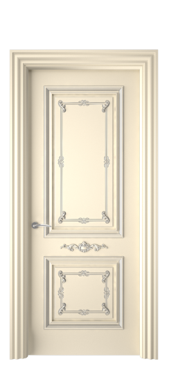 Багет 31 ДГ | Слоновая кость патина серебро