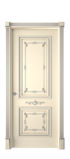 Багет 31 ДГ | Слоновая кость патина серебро