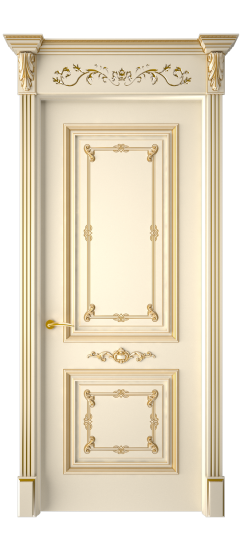 Багет 31 ДГ | Слоновая кость патина золото