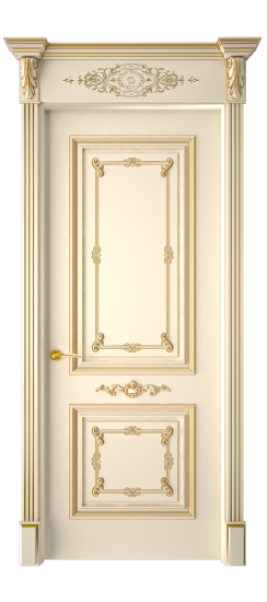 Багет 31 ДГ | Слоновая кость патина золото