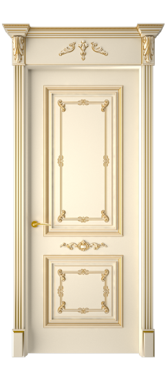 Багет 31 ДГ | Слоновая кость патина золото