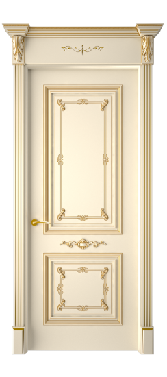 Багет 31 ДГ | Слоновая кость патина золото