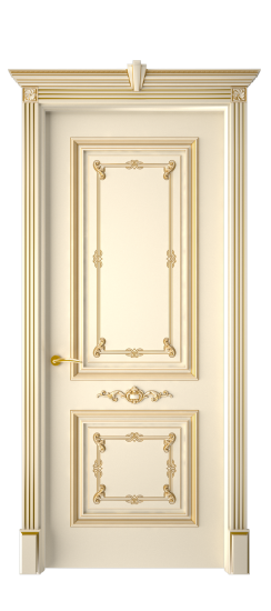 Багет 31 ДГ | Слоновая кость патина золото