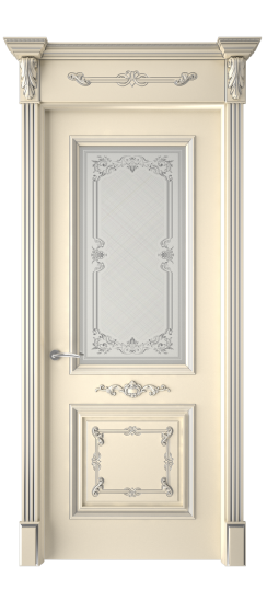 Багет 31 ДО | Слоновая кость патина серебро