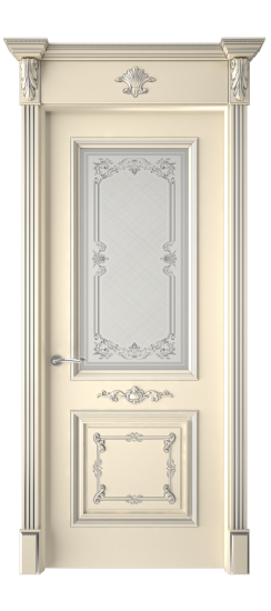 Багет 31 ДО | Слоновая кость патина серебро