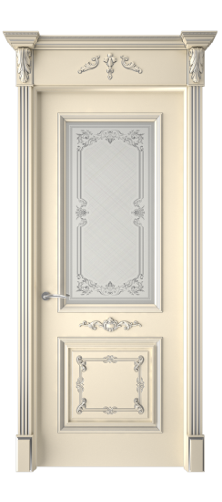 Багет 31 ДО | Слоновая кость патина серебро