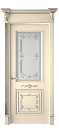 Багет 31 ДО | Слоновая кость патина серебро