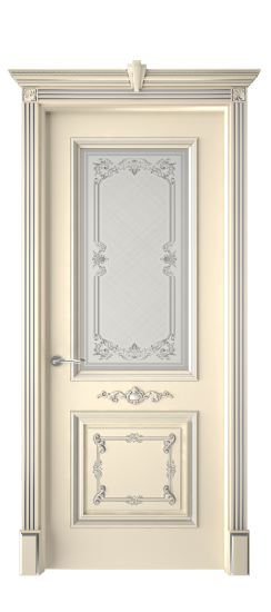 Багет 31 ДО | Слоновая кость патина серебро