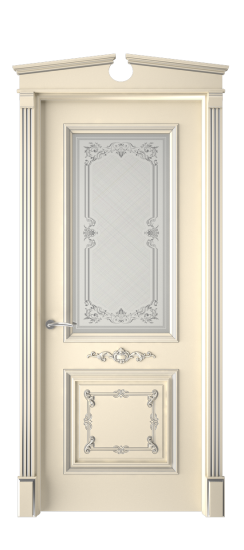 Багет 31 ДО | Слоновая кость патина серебро