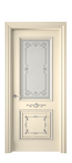 Багет 31 ДО | Слоновая кость патина серебро