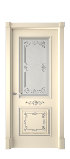 Багет 31 ДО | Слоновая кость патина серебро