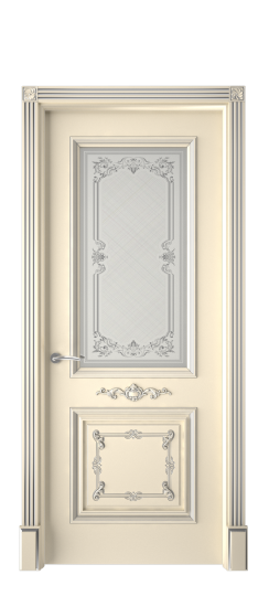 Багет 31 ДО | Слоновая кость патина серебро