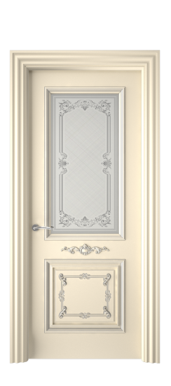 Багет 31 ДО | Слоновая кость патина серебро