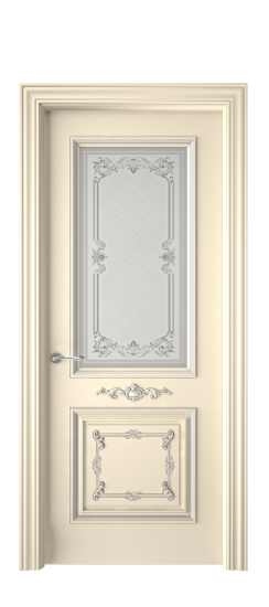 Багет 31 ДО | Слоновая кость патина серебро