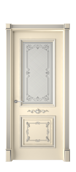 Багет 31 ДО | Слоновая кость патина серебро