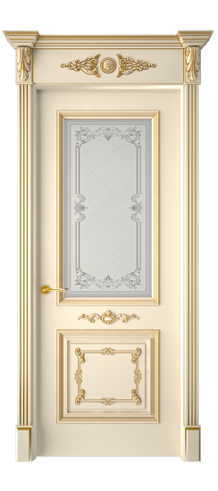 Багет 31 ДО | Слоновая кость патина золото