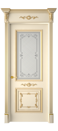 Багет 31 ДО | Слоновая кость патина золото