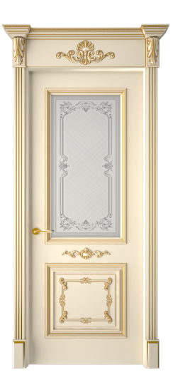 Багет 31 ДО | Слоновая кость патина золото