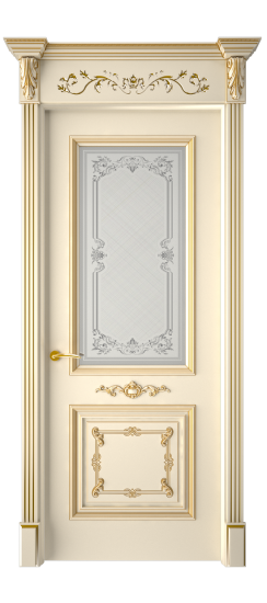 Багет 31 ДО | Слоновая кость патина золото