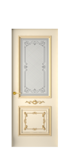 Багет 31 ДО | Слоновая кость патина золото