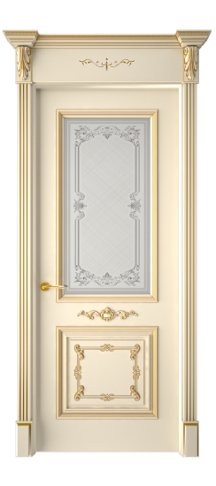 Багет 31 ДО | Слоновая кость патина золото