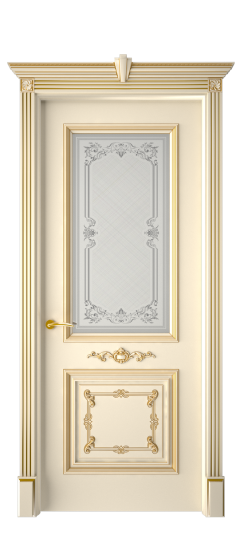 Багет 31 ДО | Слоновая кость патина золото