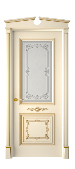 Багет 31 ДО | Слоновая кость патина золото