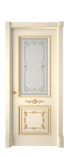 Багет 31 ДО | Слоновая кость патина золото