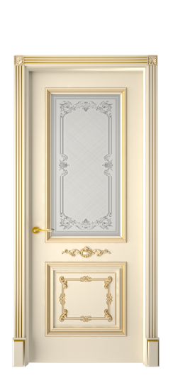 Багет 31 ДО | Слоновая кость патина золото