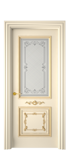 Багет 31 ДО | Слоновая кость патина золото