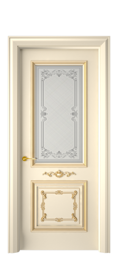 Багет 31 ДО | Слоновая кость патина золото