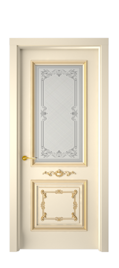 Багет 31 ДО | Слоновая кость патина золото